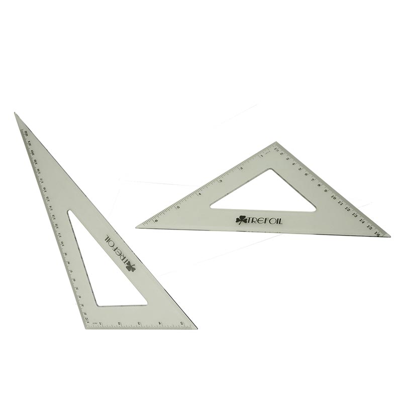 TECHNICAL DRAWING 24CM SET SQUARE SET 45 & 60