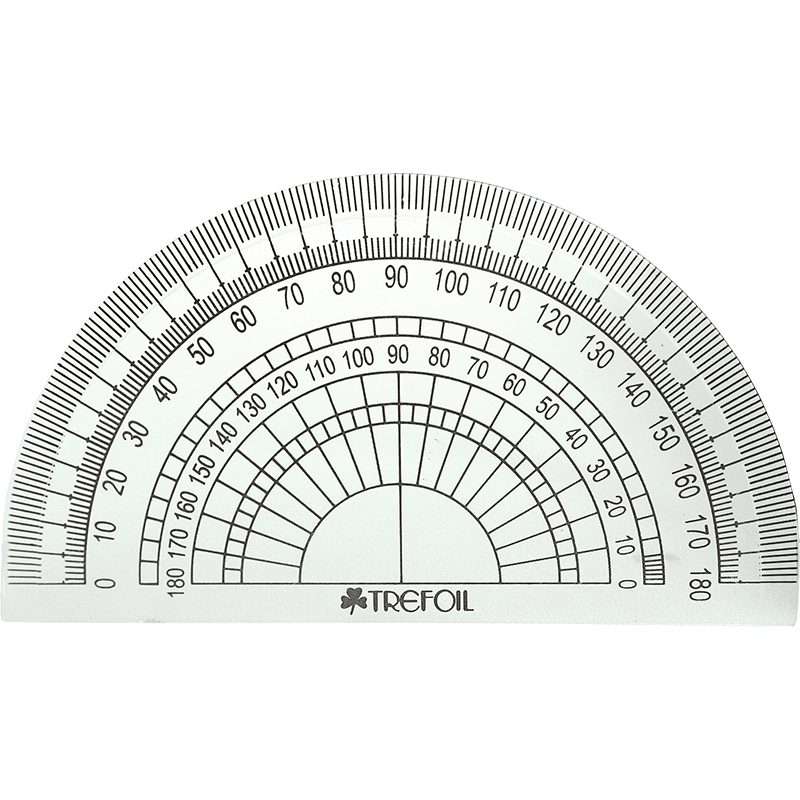 TECHNICAL DRAWING 15CM PROTRACTOR 180