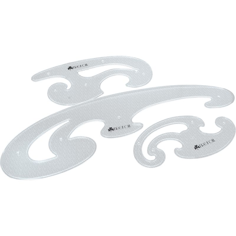 TECHNICAL DRAWING FRENCH CURVES SET OF 3’S