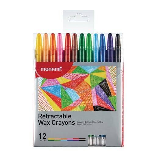 Monami retractable crayons