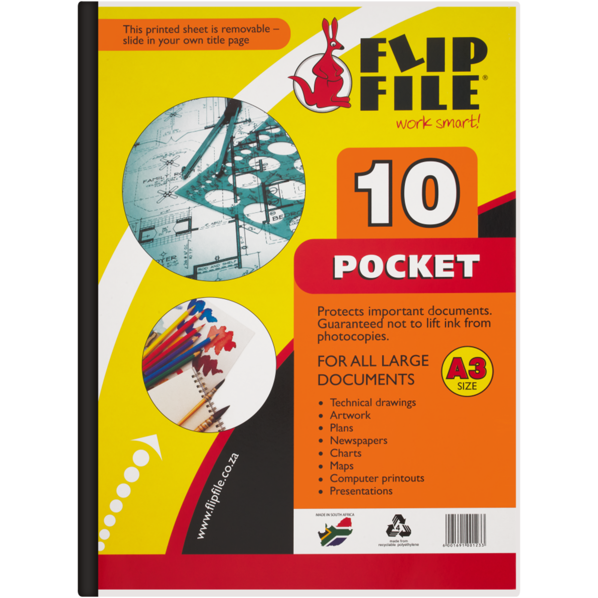 FLIP FILE 10 POCKETS.