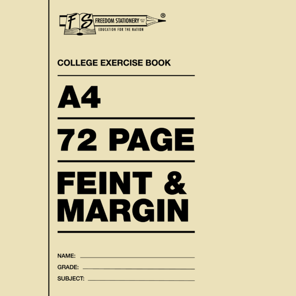 72 PAGES FEINT AND MARGIN